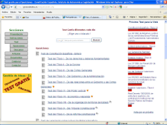 Test y exámenes de oposiciones